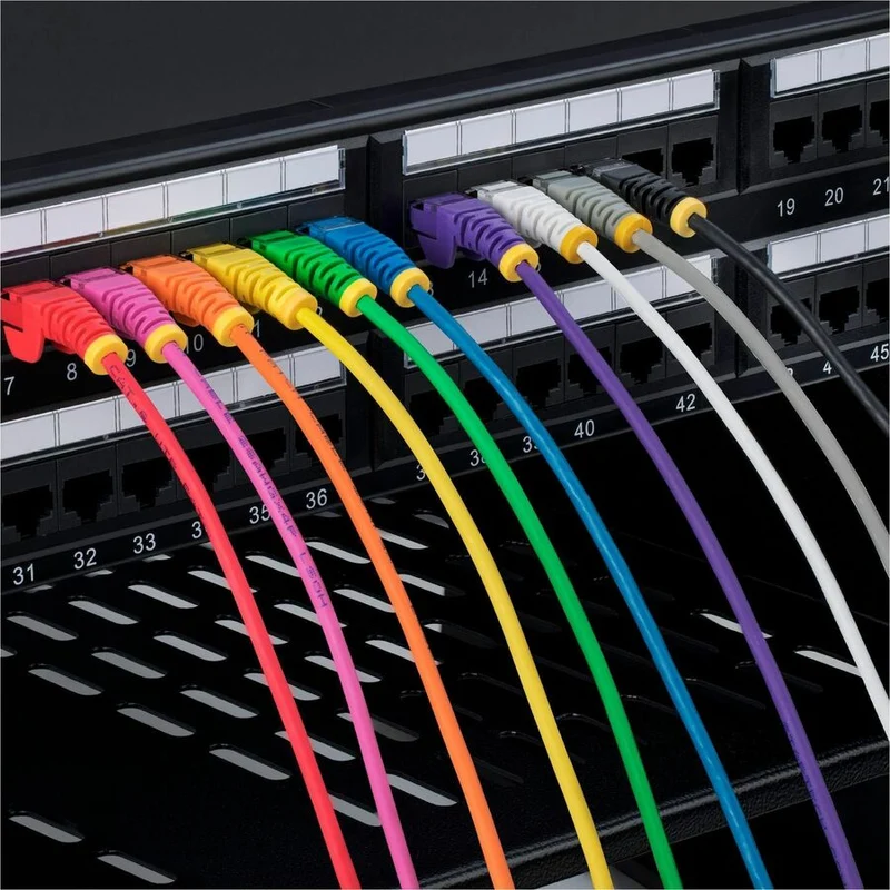 Câble Ethernet CAT50 fin bleu StarTech.com de 6 m, RJ45 fin sans accroc, UTP, LSZH, cuivre nu 28 AWG, cordon de raccordement réseau fin, testé Fluke N6PAT50BLS