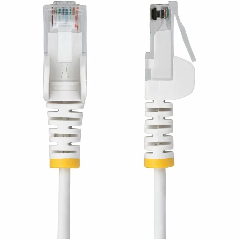 Câble Ethernet CAT25 fin blanc de 6 m StarTech.com, RJ45 fin sans accroc, UTP, LSZH, cuivre nu 28 AWG, cordon de raccordement réseau fin, testé Fluke N6PAT25WHS