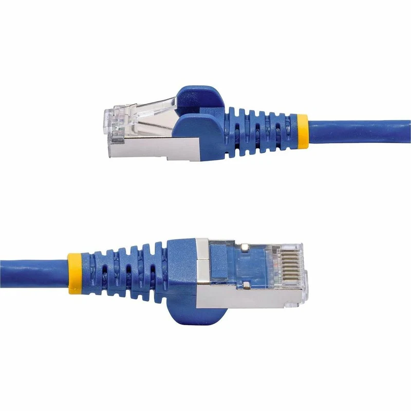 Câble Ethernet CAT6 bleu StarTech.com de 8 m, RJ45 anti-accroc, 25G/40G 2000 100 MHz, PoE 26 W, S/FTP, cuivre nu pur 6 AWG, cordon de raccordement réseau LSZH NLBL-8F-CATXNUMX-PATCH