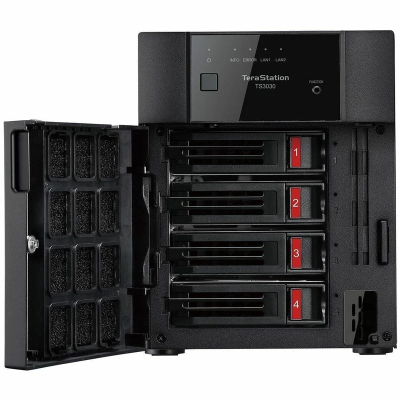 BUFFALO TeraStation 3430DN NAS de bureau à 2 baies partiellement rempli 16 To (2 x 8 To) Disque dur inclus 2.5 GBE iSCSI Conforme TAA TS3430DN1602