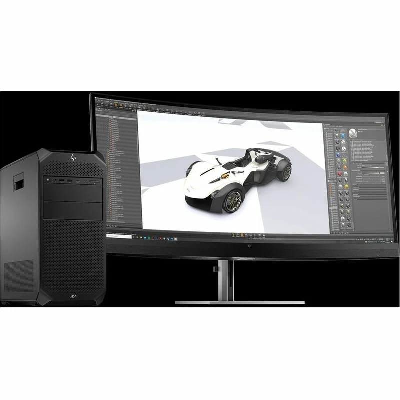 Station de travail HP Z4 G5 - 1 x Intel Xeon w5-2445 - 16 Go - SSD 512 Go - Tour 9L6F2UT#ABC