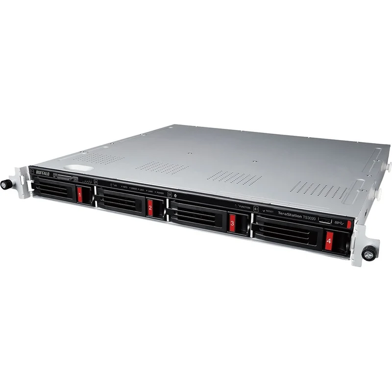 Stockage NAS en rack BUFFALO TeraStation 3420 4 baies SMB 16 To (2 x 8 To) avec disques durs inclus TS3420RN1602