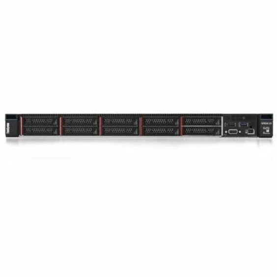 Serveur rack 630U Lenovo ThinkSystem SR3 V7 731000D1NA - 1 x Intel Xeon Silver 4410T 2.70 GHz - 64 Go RAM - SSD 5.76 To - (3 x 1.92 To) Configuration SSD - Contrôleur SAS 12 Gb/s 7D731000NA