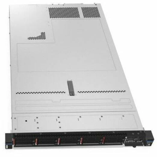 Serveur rack 630U Lenovo ThinkSystem SR3 V7 731000D1NA - 1 x Intel Xeon Silver 4410T 2.70 GHz - 64 Go RAM - SSD 5.76 To - (3 x 1.92 To) Configuration SSD - Contrôleur SAS 12 Gb/s 7D731000NA