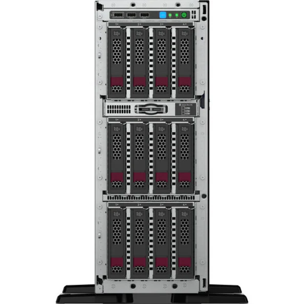 Serveur tour HPE ProLiant ML350 G10 4U - 1 x Intel Xeon Silver 4208 2.10 GHz - 16 Go RAM - Contrôleur SAS 12 Gbit/s P11050-001