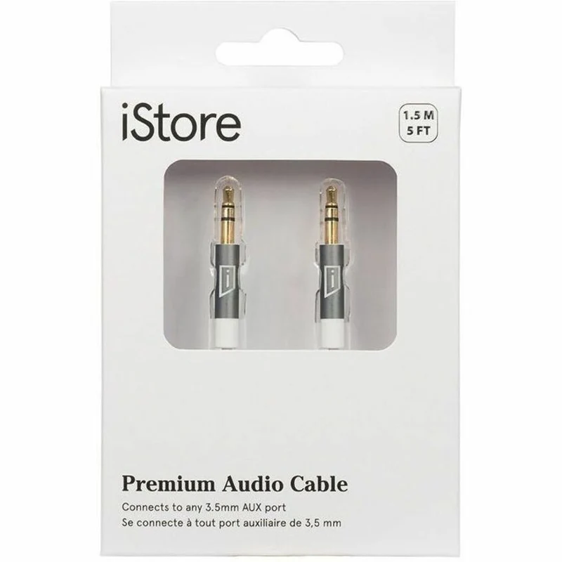 iStore Câble audio AUX iStore 3.5 mm, 1.5 m ACC100009CAI