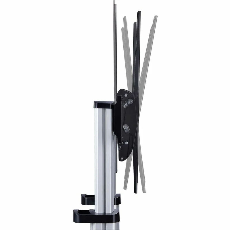 StarTech.com Support TV sur roulettes pour écrans plats de 60 à 100 pouces et 220 lb, support mobile à hauteur réglable pour chariot/support portable 1110C-MOBILE-TV-CART