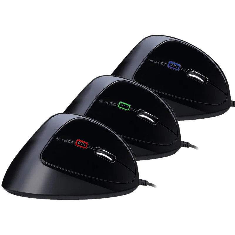 Souris ergonomique verticale pour gaucher conforme Adesso TAA IMOUSEE7-TAA