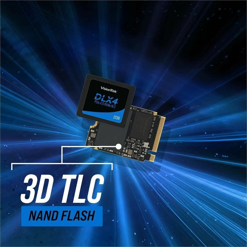 Disque SSD VisionTek DLX4 512 Go - M.2 2230 interne - PCI Express NVMe (PCI Express NVMe 4.0 x4) 901699