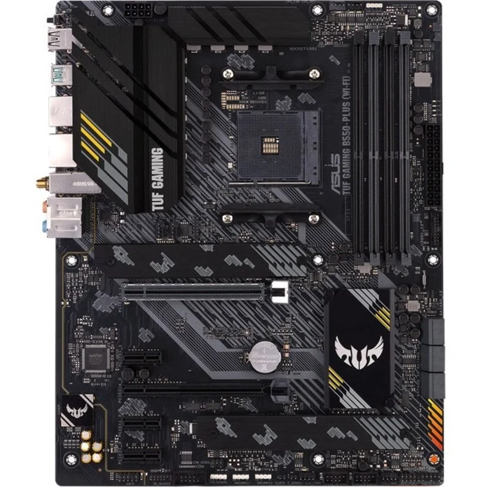 Carte mère de bureau TUF GAMING B550-PLUS (WI-FI) - Chipset AMD B550 - Socket AM4 - Micro ATX TUF GAMING B550-PLUS WIFI