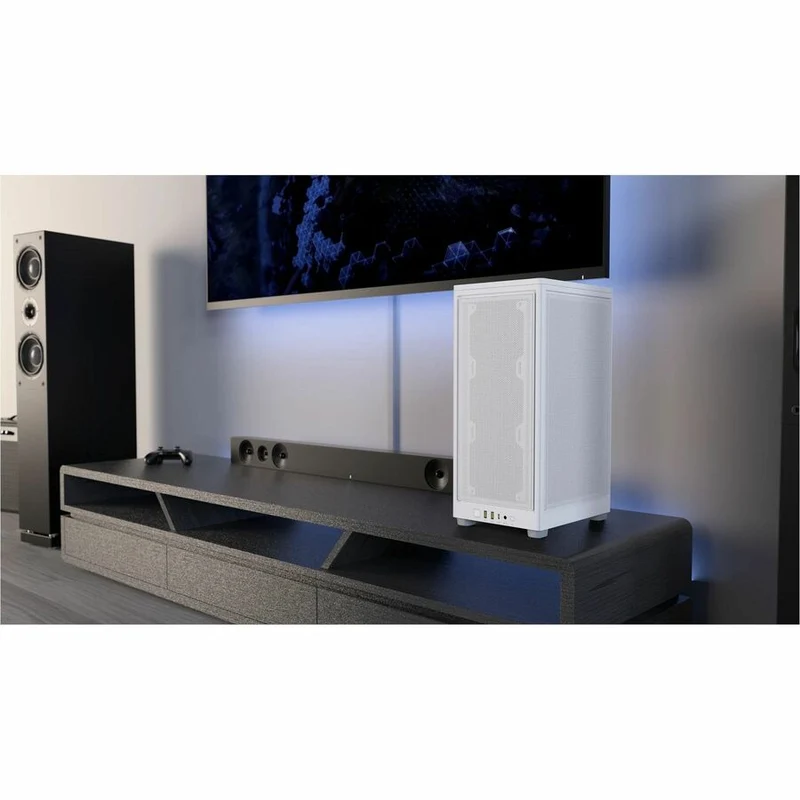 Boîtier PC Corsair 2000D AIRFLOW Mini-ITX - Blanc CC-9011245-WW