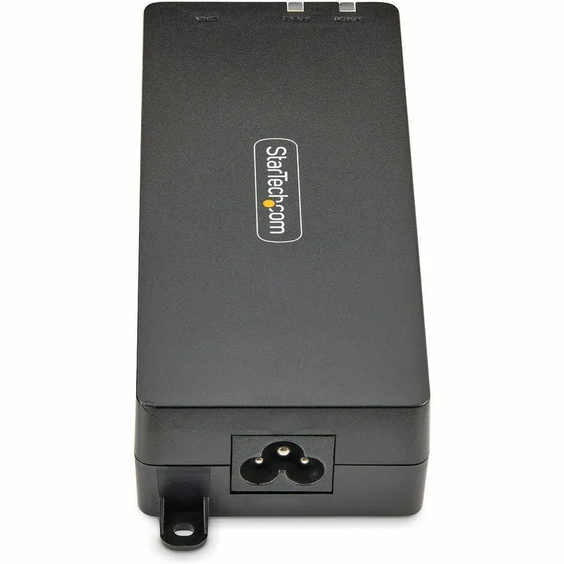 StarTech.com Injecteur PoE++ Gigabit 1 Gbit/s à 10 port, 90 W, Ethernet 2.5/5/10G/10/100/1000M, PoE++ (802.3af/at/bt), montage mural, non géré AF41XC-POE-INJECTOR