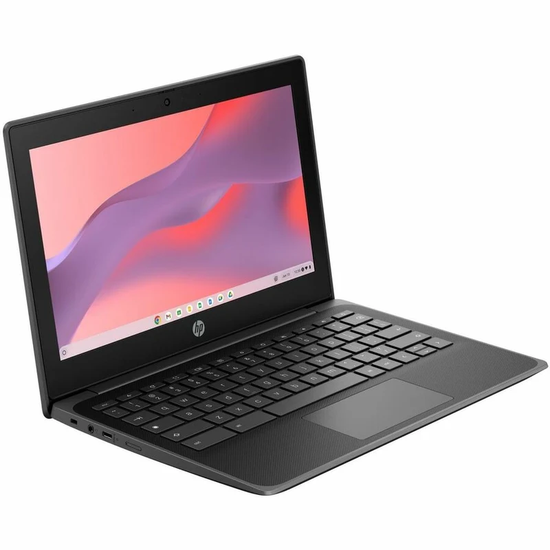 Chromebook HP Fortis G10 11.6" - HD - Intel N-Series N200 - 8 Go - Mémoire Flash 64 Go - Clavier Anglais - Jack Black 9R3K4UT#ABA