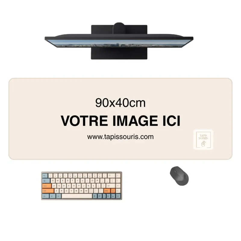 Tapis de Souris Personnalisé 3XL (90x40cm)