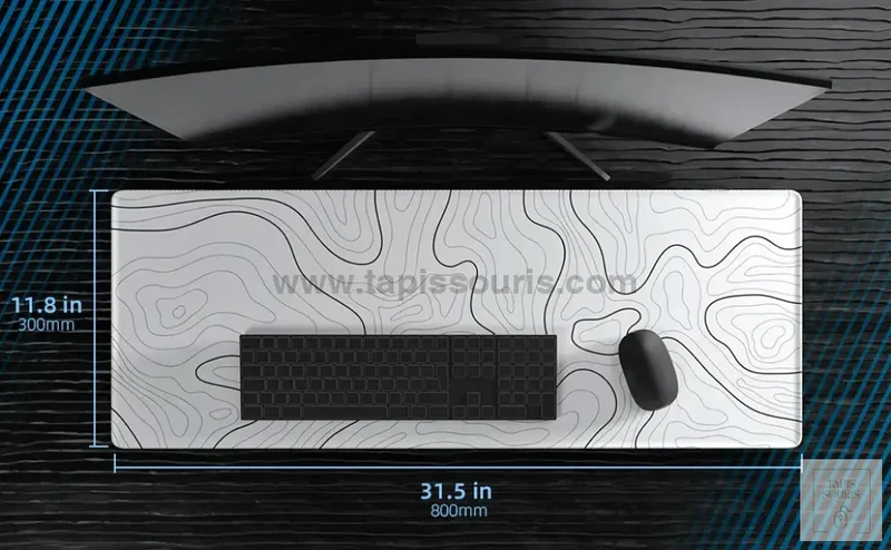 Tapis de Souris XXL Bleu et Ciel