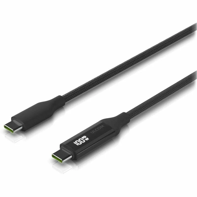Câble USB-C Ubiquiti avec indicateur de charge UACC-Cable-USB-100W0.3MBK