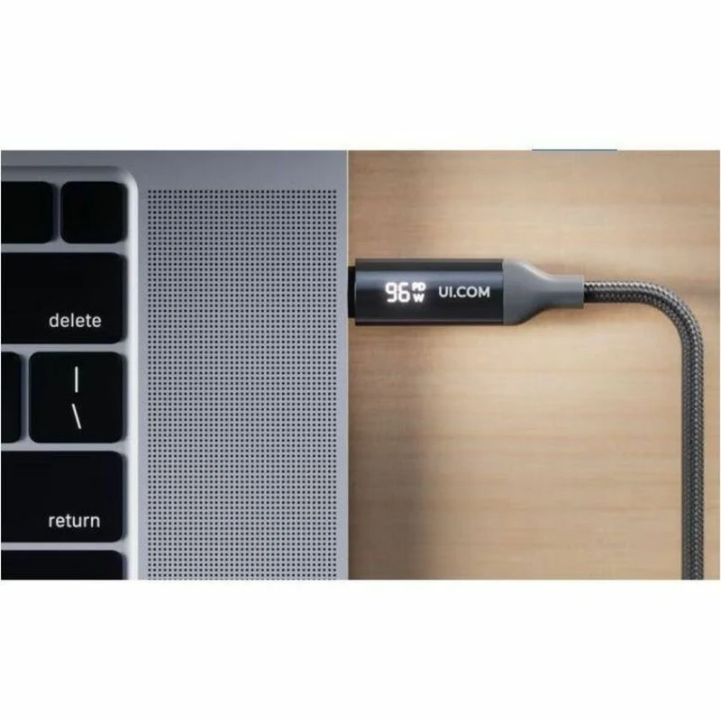 Câble USB-C Ubiquiti avec indicateur de charge UACC-Cable-USB-100W0.3MBK