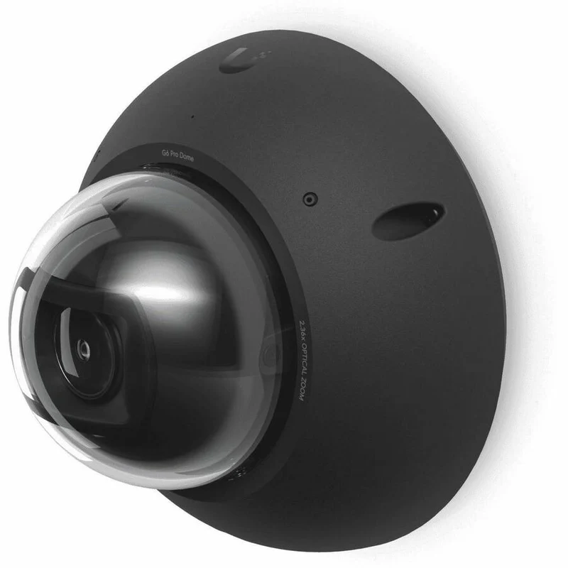 Caméra réseau 4K 8 mégapixels Ubiquiti UniFi G6 Pro - Couleur - Dôme - Noir UVC-G6-PRO-DOME-B