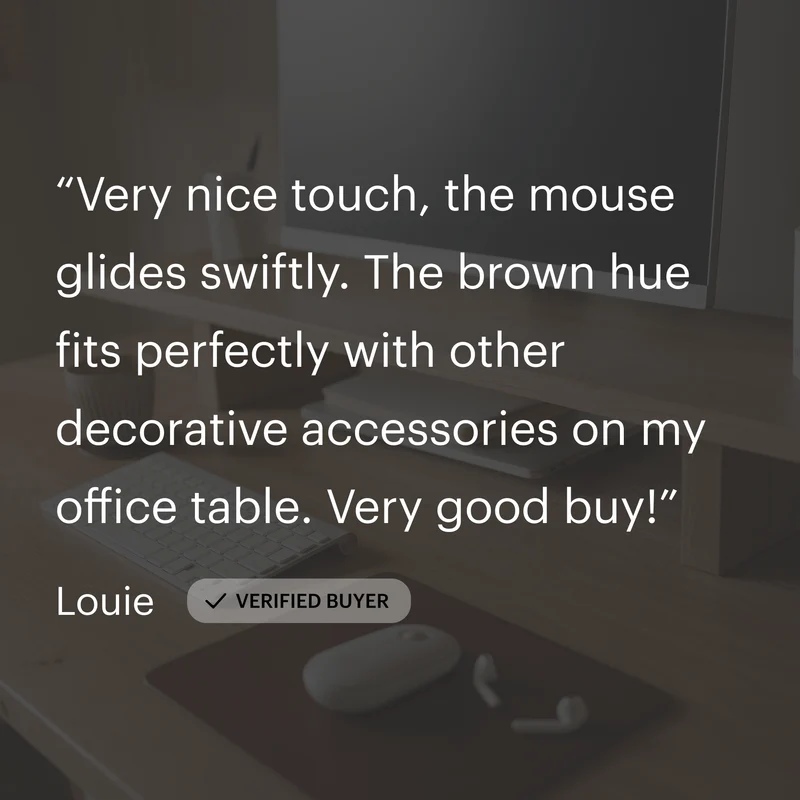 Leather Mouse Pad