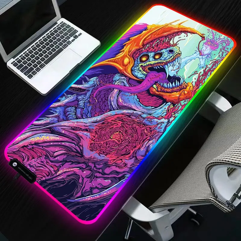 Helldemon RGB LED Mousepad