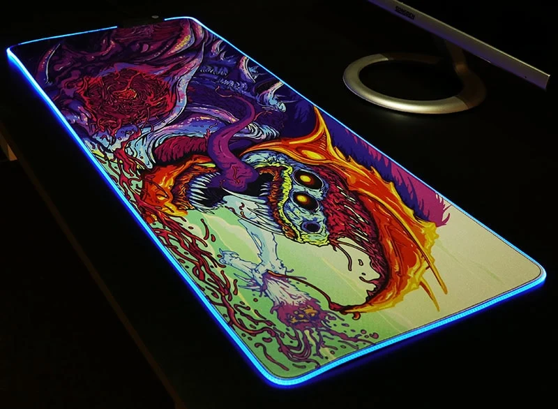 Helldemon RGB LED Mousepad