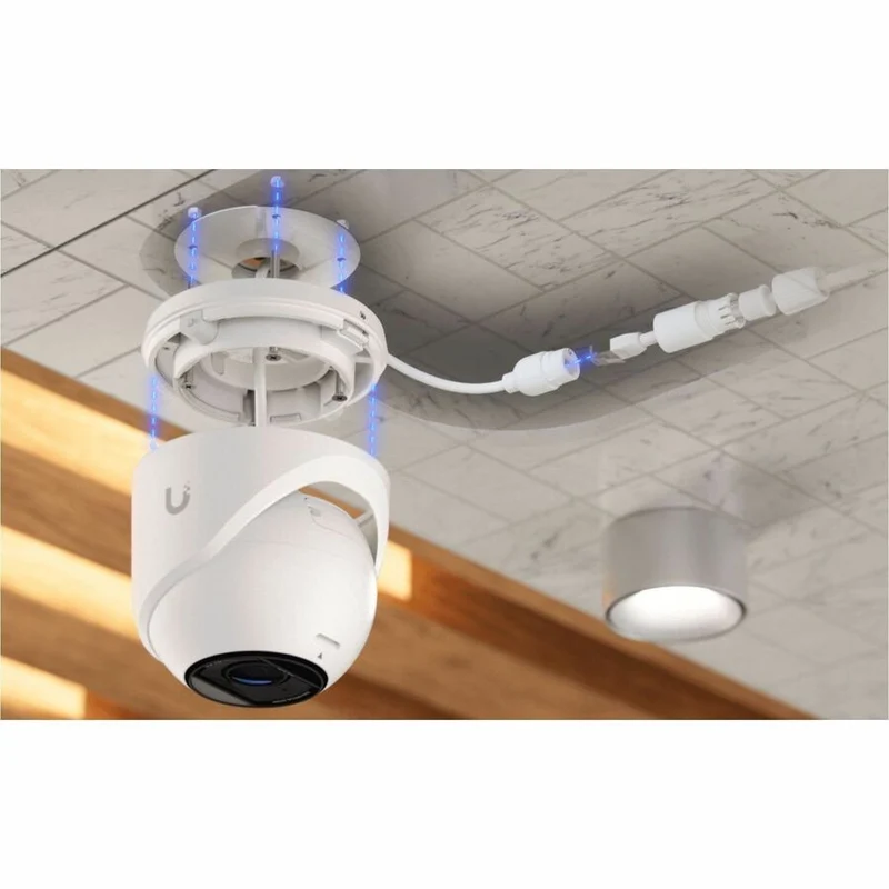 Caméra réseau Ubiquiti G6 Pro 8 mégapixels 4K - Couleur - Tourelle - Blanche UVC-G6-PRO-TURRET-W
