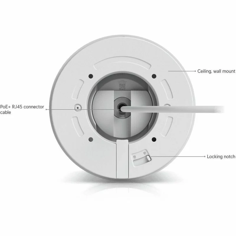 Caméra réseau Ubiquiti G6 Pro 8 mégapixels 4K - Couleur - Tourelle - Blanche UVC-G6-PRO-TURRET-W