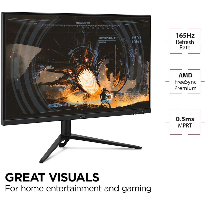 Moniteur LED Full HD 27 pouces ViewSonic Entertainment VX2728J - Format 16:9 - Noir VX2728J