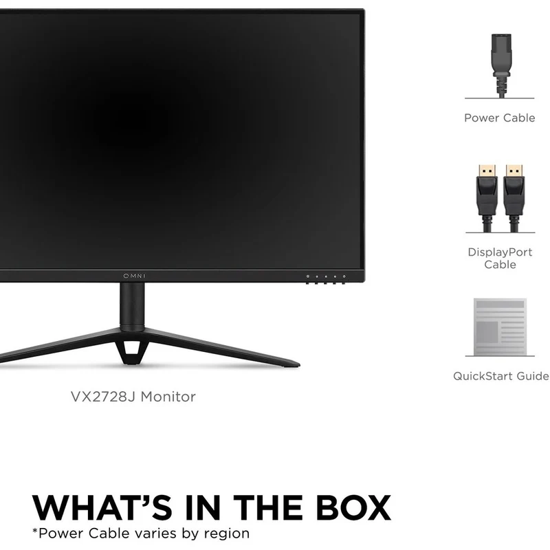Moniteur LED Full HD 27 pouces ViewSonic Entertainment VX2728J - Format 16:9 - Noir VX2728J
