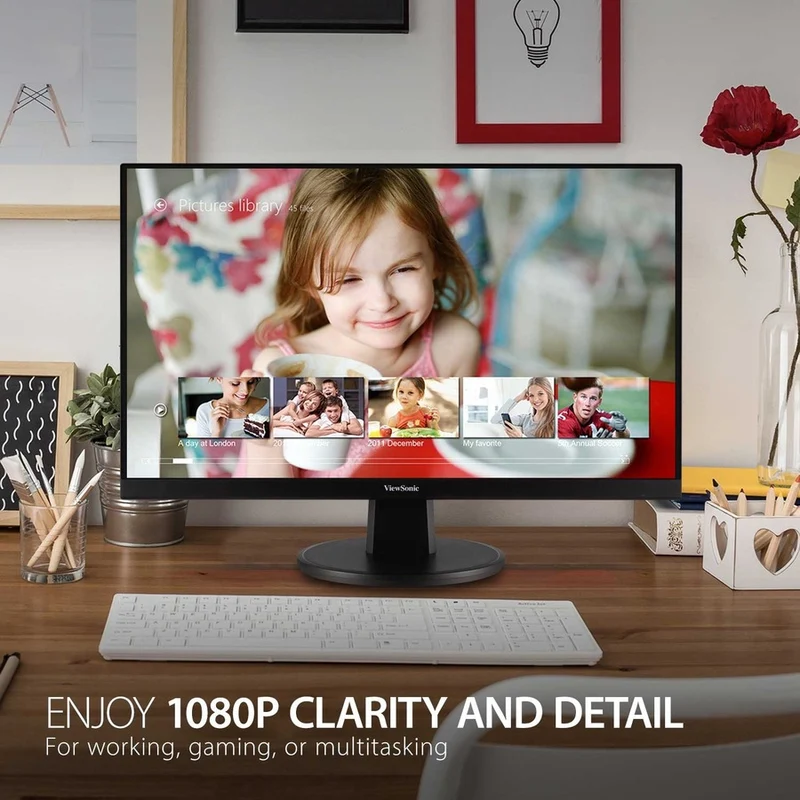 Moniteur LED Full HD 22 pouces ViewSonic Value VA2247-MH - Format 16:9 - Noir VA2247-MH