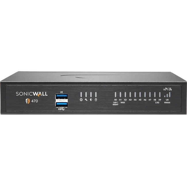 Appareil de sécurité réseau/pare-feu SonicWall TZ470 02-SSC-2829