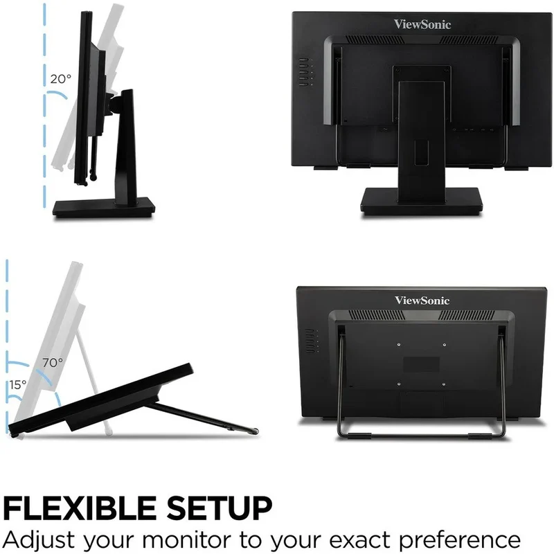 Moniteur tactile LCD ViewSonic TD2465 23.8" - 16:9 - 7 ms GTG TD2465