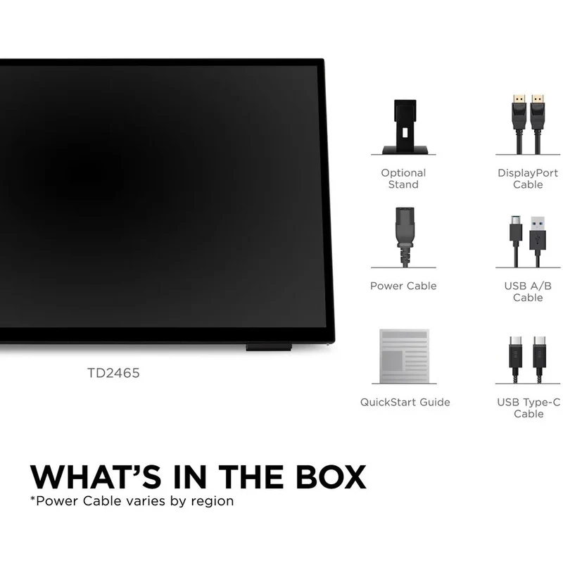 Moniteur tactile LCD ViewSonic TD2465 23.8" - 16:9 - 7 ms GTG TD2465