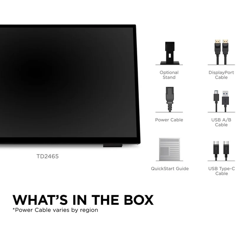 Moniteur tactile LCD ViewSonic TD2465 23.8" - 16:9 - 7 ms GTG TD2465