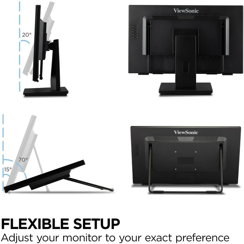 Moniteur tactile LCD ViewSonic TD2465 23.8" - 16:9 - 7 ms GTG TD2465