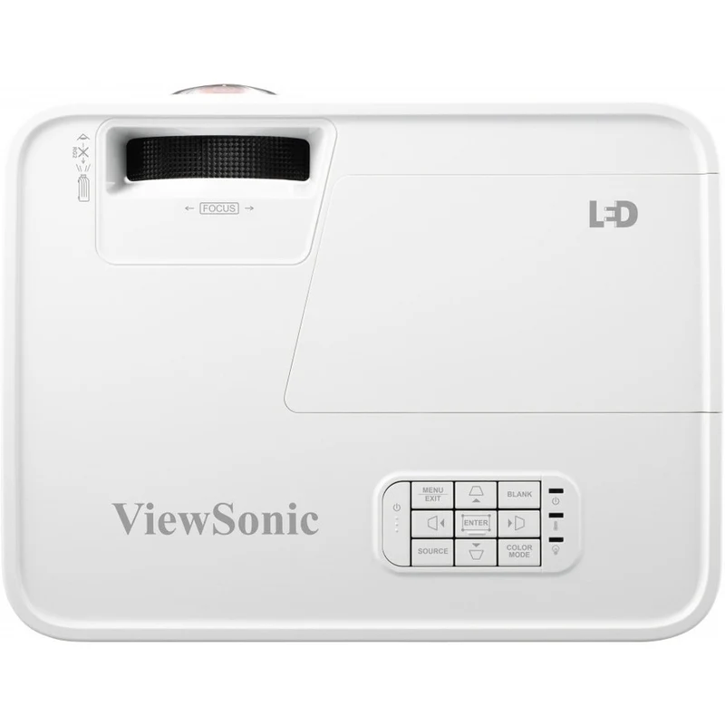 Projecteur DLP à courte focale ViewSonic LS560WH - Format 16:10 - Montage au plafond, au mur ou au sol - Blanc LS560WH