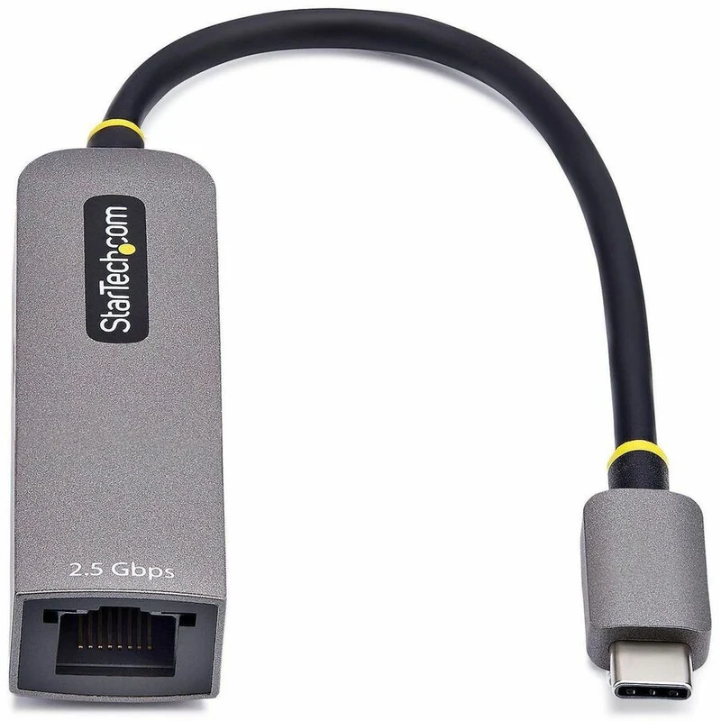 Adaptateur Ethernet USB-C 2.5 GbE StarTech.com, alimentation 100 W, carte réseau NBASE-T, réseau multi-vitesses USB 3.0 Type-C 2.5/1 Gb, port RJ45 2GPD3-USB-C-ETHERNET