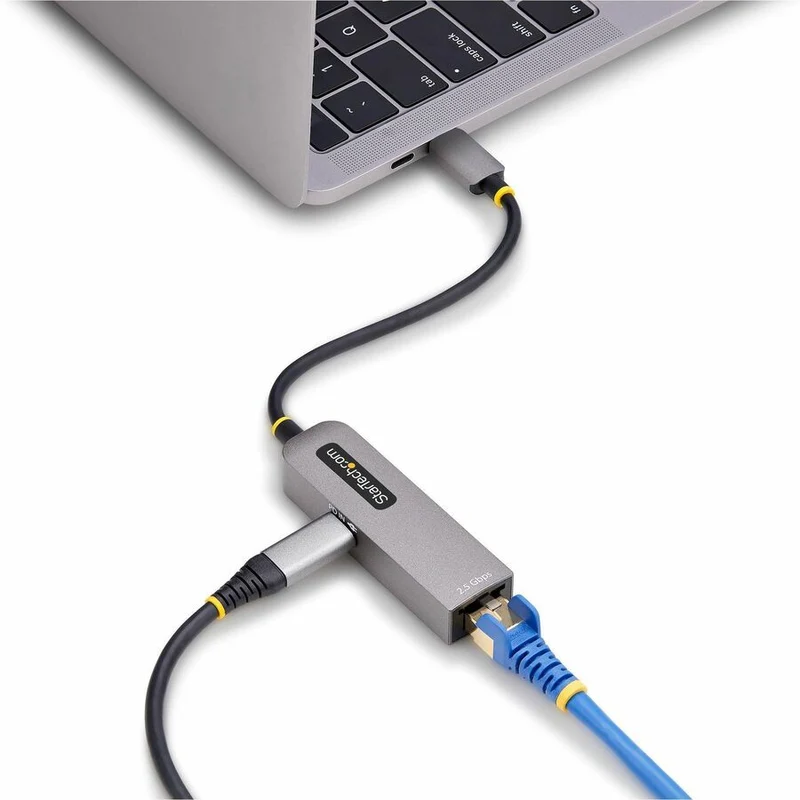 Adaptateur Ethernet USB-C 2.5 GbE StarTech.com, alimentation 100 W, carte réseau NBASE-T, réseau multi-vitesses USB 3.0 Type-C 2.5/1 Gb, port RJ45 2GPD3-USB-C-ETHERNET