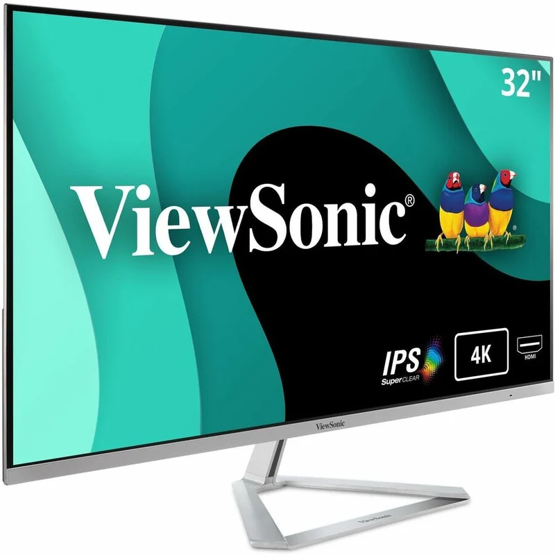 Moniteur LED 4K UHD ViewSonic Entertainment VX3276-4K-mhd 32 pouces (81 cm) - Format 16:9 - Argent VX3276-4K-MHD