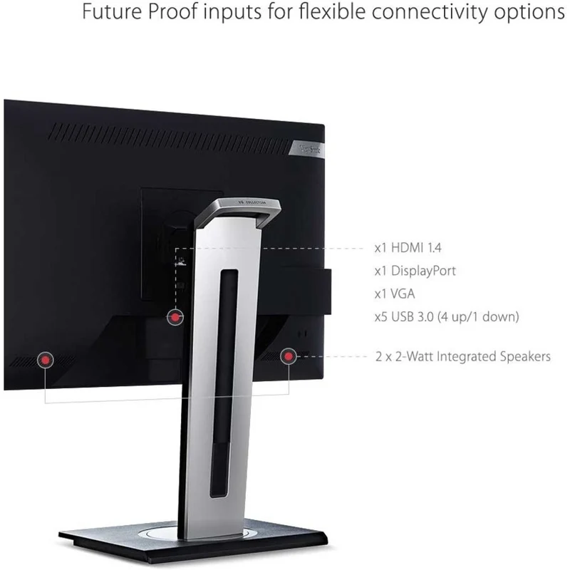 Moniteur LED Full HD 24 pouces ViewSonic Graphic VG2448-PF - Format 16:9