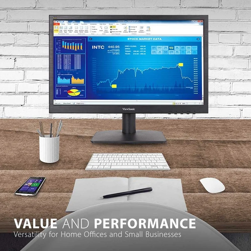 Moniteur LED HD ViewSonic Value VA1903H 19" - Format 16:9 - Noir VA1903H