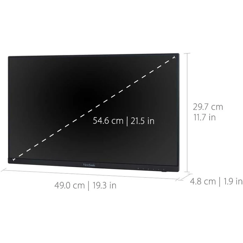 Moniteur LED Full HD 22 pouces ViewSonic Value VA2256-mhd_H2 - Format 16:9 VA2256-MHD_H2