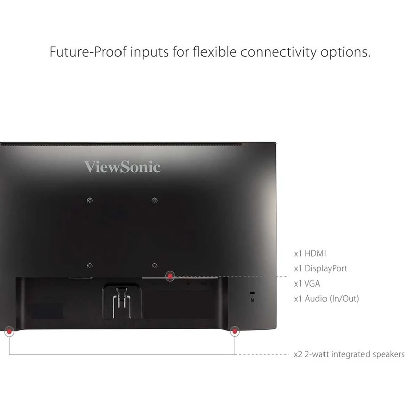 Moniteur LED Full HD 22 pouces ViewSonic Value VA2256-mhd_H2 - Format 16:9 VA2256-MHD_H2