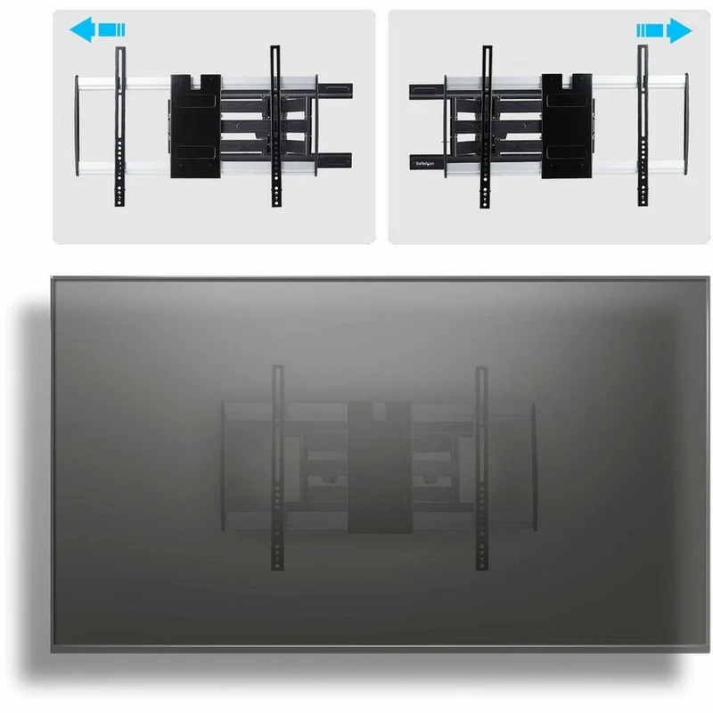Support mural articulé ultra-mince StarTech pour téléviseurs plats jusqu'à 65 pouces et 45 kg (99 lb), VESA 600 x 400, support discret TAA 65SAP2-TV-WALL-MOUNT