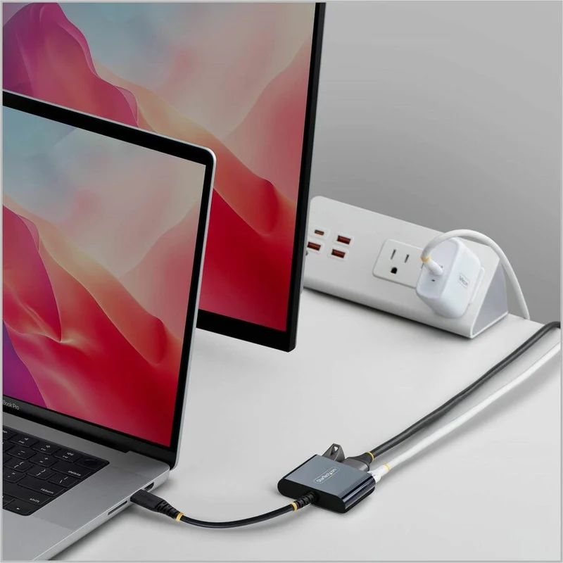 Adaptateur multiport StarTech USB-C vers HDMI avec charge rapide PD 140 W, HDMI 4K 60 Hz, hub USB 5 Gbit/s, mini-station d'accueil 168B-USBC-MULTIPORT
