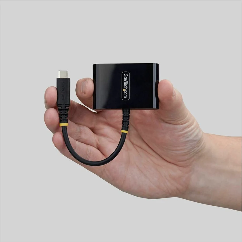 Adaptateur multiport StarTech USB-C vers HDMI avec charge rapide PD 140 W, HDMI 4K 60 Hz, hub USB 5 Gbit/s, mini-station d'accueil 168B-USBC-MULTIPORT