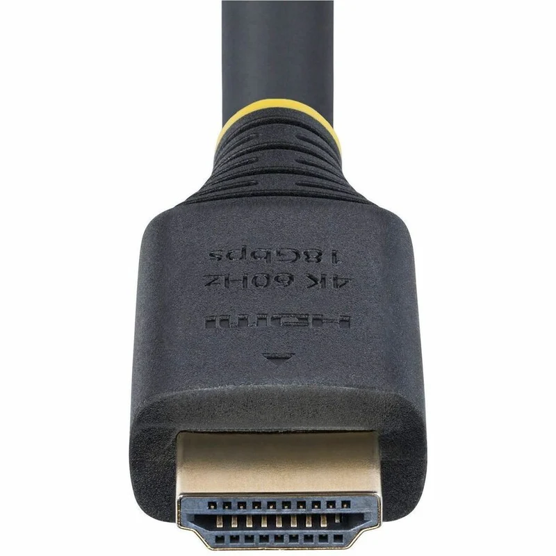 Câble HDMI haute vitesse certifié StarTech.com de 20 m (6 pi), 4K 60 Hz/1440p 144 Hz, 18 Gbit/s, cordon HDMI 2.0 UHD, gaine TPE HDMI2-CABLE-4K60-20F