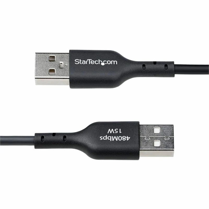 Câble de charge USB-A vers USB-C StarTech.com de 91 cm (3 pi), charge et synchronisation, 3 A, USB 2.0, gaine TPE - Noir - USB2AC3FBKE