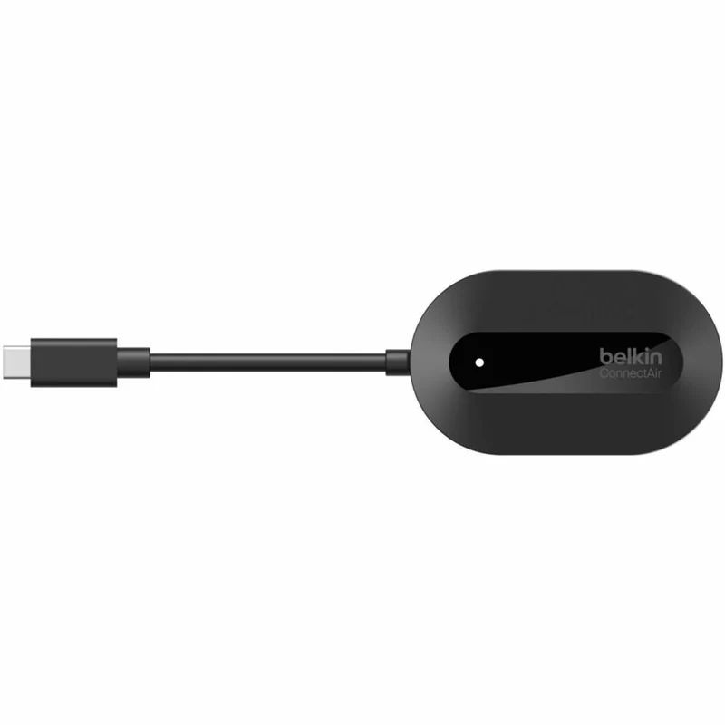 Adaptateur vidéo HDMI sans fil Belkin ConnectAir - Émetteur USB-C avec récepteur USB-A vers HDMI - Extendeur AV - Noir AVC024dqBK