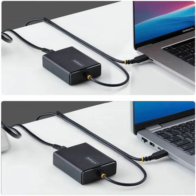 Chargeur pour ordinateur portable StarTech 100 W USB-C avec câble USB-C intégré de 1.5 m (5 pi), adaptateur secteur pour Dell, HP ProBook, MacBook Pro 1100LN-USB-C-CHARGER